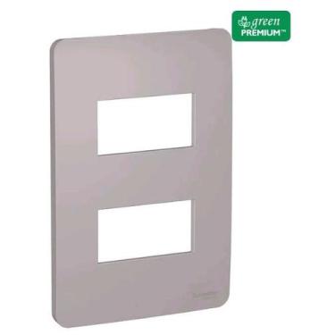 Imagem de Schneider orion placa 4x2 2 postos axis grey s730121224