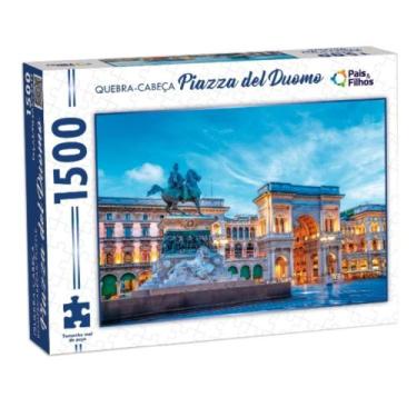 Imagem de Quebra Cabeça 1500 Peças Piazza Del Duomo Pais & Filhos