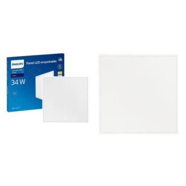 Imagem de 2 Luminárias Led Embutir 34W 4000k Philips Bivolt Ip20 62cm