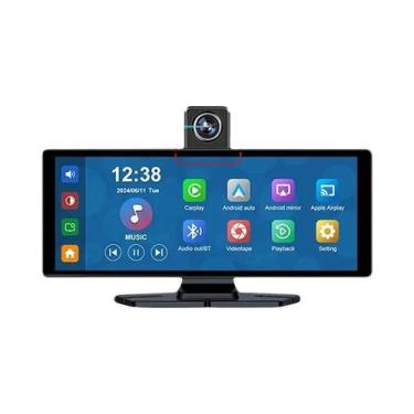 Imagem de Câmera Veicular 4K Com Lente Rotativa De 10,26 Polegadas, Gravador De 