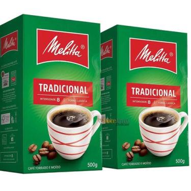Imagem de Café Em Pó Melitta 02 Pacotes De 500g Cada Total 1kg - Melita
