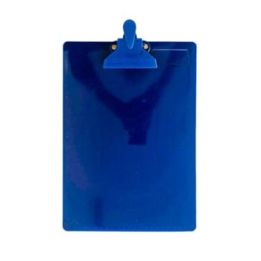 Imagem de Prancheta com Prendedor - Transparente e Resistente, Ideal para Escritório, Estudos e Desenhos Técnicos(Azul)