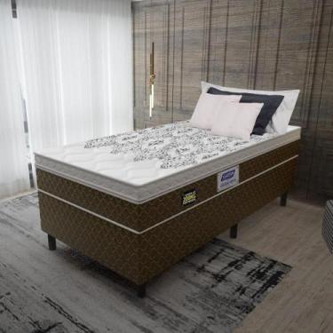 Imagem de Cama Box Conjugado Solteiro Com Colchão 88x67x188 Stone Plus Gazin Cr3