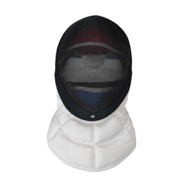 Imagem de oshhni Máscara de esgrima, protetor facial universal, proteção, kendo, equipamento de proteção para capacete de esgrima, acessórios para treinamento prático, M