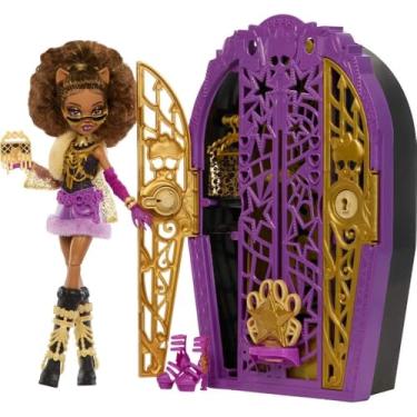 Imagem de Monster High Boneca Skulltimate Hauntlywood Clawdeen para crianças a partir de 4 anos
