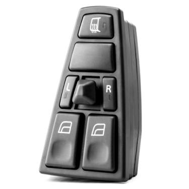 Imagem de Interruptor de janela Master Power para Volvo VN 2005-2014, Volvo VNL 2005-2016, botão de controle da janela dianteira esquerda para 21628532, 22569484, 20752917, 9010014