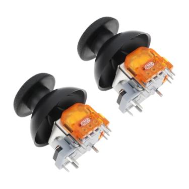 Imagem de eMagTech 2 peças TMR Hall Effect Joystick e Thumbsticks Caps compatíveis com controle PS5