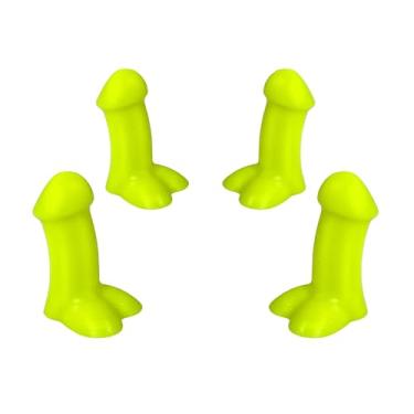 Imagem de Tampas de válvula de pneu engraçadas - 4 peças de tampas de haste de válvula de lápis, tampas de pneu de brincadeiras, acessórios universais de roda para carro, bicicleta, motocicleta, presentes de