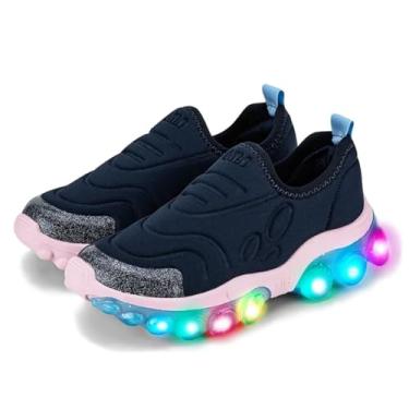 Imagem de Tênis Infantil de Luz feminino Bibi Roller Celebration 2.0 COR:AZUL- MARINHO;TAMANHO:25