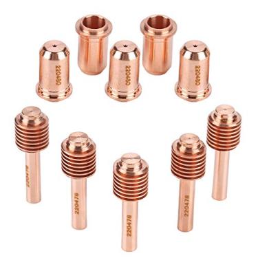 Imagem de 220478 220480 TIPAS DE BOCADOS DE ELETRODOS CONSUMILÍVEL PARA PLASMA CORTE METAL CORTE 5PCS