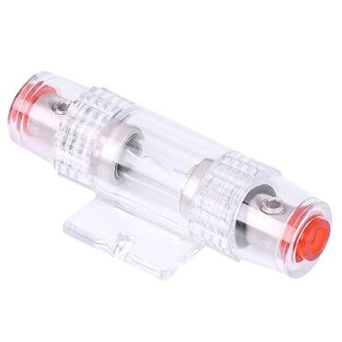 Imagem de Áudio do Carro Agu Caixa de Fusíveis Titular Bloco 8 Fio Calibre Com 4 Pçs 60amp Fusível Proteção Energia Estéreo à Prova Ddustágua Poeira