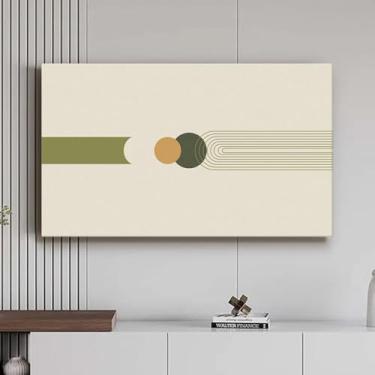 Imagem de Capa protetora de tela universal extensível para TV interna de 32 a 65 polegadas para LED LCD plano/curvo para mesa / capa de televisão suspensa quarto sala de estar arte decoração - verde 1||81 cm