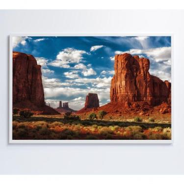 Imagem de Quadro Deserto Do Atacama 60x40 Cm Vidro Impresso