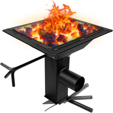 Imagem de 10 x 12 polegadas Welded Blacksmith Firepot 2600F Rated Blacksmith's Welded Coal Forge for Forging Blacksmith Tools Knife Making Farrier Equipment