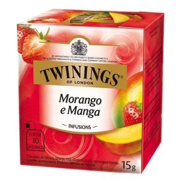 Imagem de Cha Twinings Misto 15G DP com 10 saches Morango e Manga