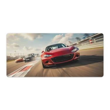 Imagem de FoRes JDM Tapete de mouse grande para jogos corrida Jdm Mx5 velocidade de competição tapete de mesa legal base de borracha antiderrapante acessórios de computador laptop suprimentos bloco de escrita