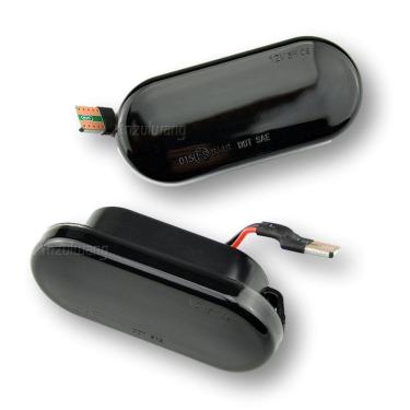 Imagem de Par Seta Pisca Fume Led Sequencial Paralamas Vw Amarok Polo