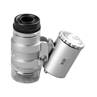 Imagem de Lupa, botão de pendurar, portátil, bolso LED, lâmpada de inspeção de dinheiro, microscópio, lupa