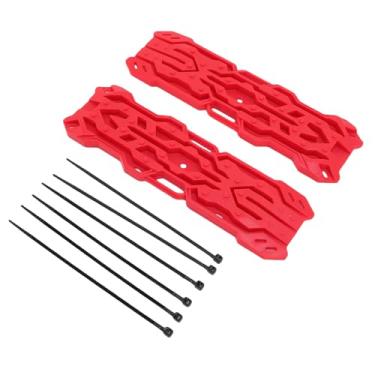 Imagem de Cryfokt Placa Decorativa de Esteira Rolante RC de Plástico de Recuperação de Alta Simulação para Carro de Controle Remoto Com Abraçadeiras, Montagem Flexível para Jogadores Modelo