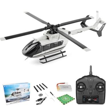 Imagem de Authticar K160 RC Helicopter, 4 Channels Wltoys EC-145 RC Helicopter with 6G Gyro, Alt Hold, One-Touch Fly, Brushless Motor, Auto Anti-Crash, Beginner Friendly