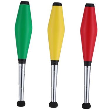 Imagem de TOYANDONA 3Pcs Juggling Clubs Pe Training Juggling Sticks for Beginners and Professionals Lightweight and Portable Circus Prop for Fun Family Games
