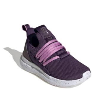 Imagem de adidas Tênis infantil unissex Lite Racer Adapt 7.0, Aurora Plum/Roxo Preloved/Branco, 11.5 Little Kid
