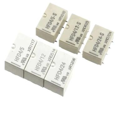 Imagem de Relay HFD4-3 HFD4-5 HFD4-12 HFD4-24 3V 5V 12V 24V HFD4-3V-S HFD4-4.5V-S HFD4-5V-S HFD4-12V-S HFD4-24V-S 2A 8Pin 5Pcs(HFD4-24V)