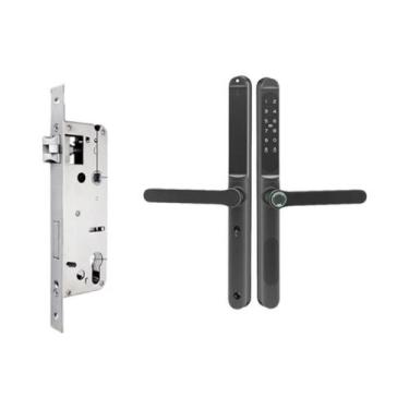 Imagem de Fechadura Inteligente Slim À Prova d'Água Para Porta Deslizante 2.8CM 