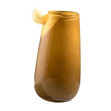 Imagem de Generic Vaso de vidro para arranjo floral, centro de mesa com flores secas, peça decorativa para cabeceira, sala de jantar e quarto.