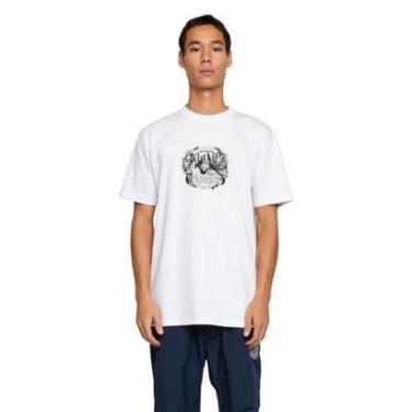 Imagem de Camiseta Element M/C Burleys Jungle Tee-Branco-G-Masculino