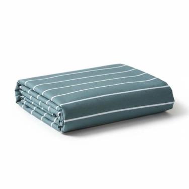 Imagem de Lençol com Elástico Queen Karsten Algodão Egípcio 300 Fios, Listrado