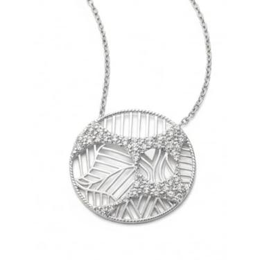 Imagem de Kicky and Perky Colar com pingente abstrato moderno de prata esterlina 925 para mulheres | Joias finas minimalistas exclusivas