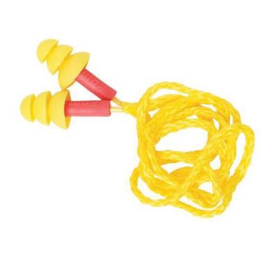 Imagem de Protetor Auditivo Tipo Plug, Tamanho G, 17 dB, de Silicone com Cordão 