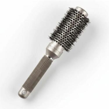 Imagem de Escova de Cabelo Térmica Profissional Cerâmica Cerdas Mistas Javali Ny