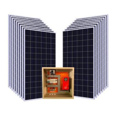 Imagem de Kit Solar P/ Bomba (ca) De 4 Cv Trifásica 380v – Com Inversor Giulli Solar Drive