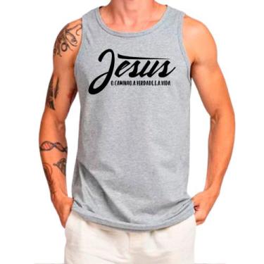 Imagem de Camiseta gospel jesus moda evangélica camisa masculina lançamento 05 -