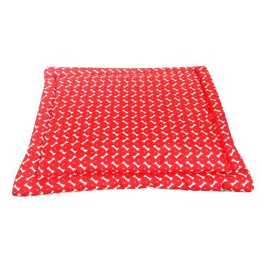 Imagem de Colchonete Pet  Camas Cachorros e gatos vermelho tamanho G