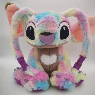 Imagem de Brinquedo De Pelúcia Angel Stitch Em Cores Do Arco-Íris, Disney Lilo E