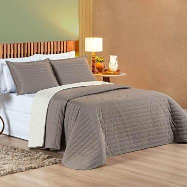 Imagem de Kit Cobre Leito Belga Casal Padrão 03 Peças Micropercal 200 Fios Dupla