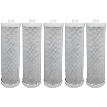 Imagem de Kit 5 Refis Filtros Carbon Block de 9.3/4" Modelo Com Rosca