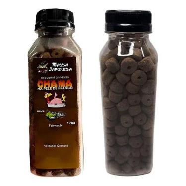 Imagem de Ração furadinha massa japonesa, CHAMA NA PELE DE FRANGO