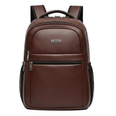 Imagem de Mochila Masculina Para Trabalho Faculdade Executiva Couro Resistente-Masculino