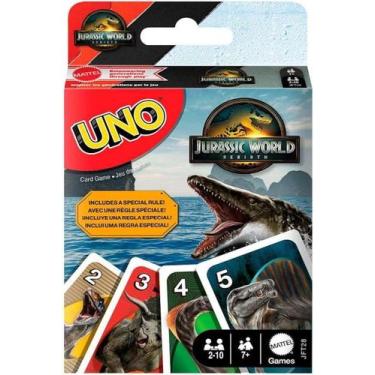 Imagem de Jogo de Cartas Uno Jurassic World 4 Mattel - JFT28