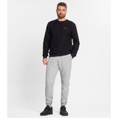 Imagem de Calça Masculina Em Moletom Peluciado Diametro Cinza, P, Cinza