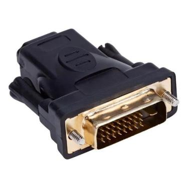 Imagem de Conector Adaptador Dvi X Hdmi Fêmea 24+1 Banhado - Congratulations Sto