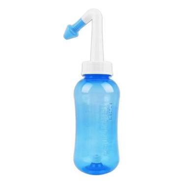 Imagem de Irrigador Nasal WaterCube 300ml Limpeza Nasal Lavador Azul - Congratul