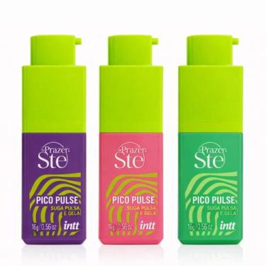 Imagem de Kit 3 Pico Pulse Intt Sugador em Gel que Pulsa Vibra Excita e Suga