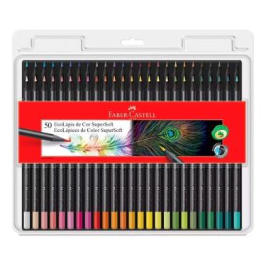 Imagem de Estojo Ecolapis 120750 com 50 Cores Faber Castell - FABER CASTELL LINH