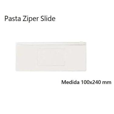 Imagem de Pasta Zip Bag 10x24cm Transparente - Yes