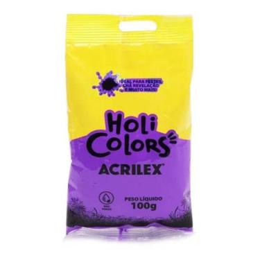 Imagem de Holi Colors 100 grs - VIOLETA - 100516 - ACRILEX